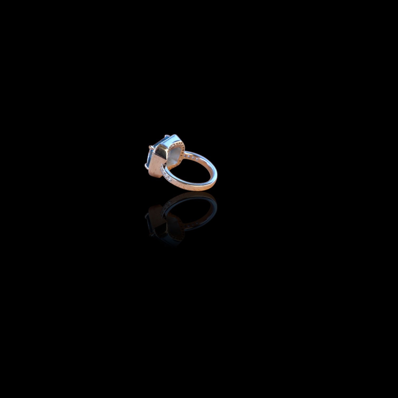 Bague "Eclat d'Azur" bague en topaze et zirconium argent 925