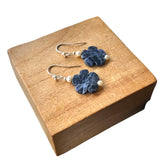 Boucles trèfle sodalite