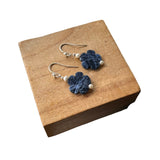 Boucles trèfle sodalite