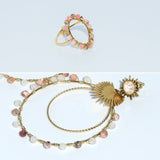 đź’• Boucles d'oreilles avec bague đź’•