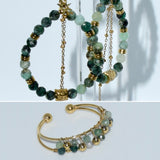 đź’• Boucles d'oreilles avec bague en turquoise Afrique đź’•