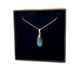 Pendentif "unique labradorite"