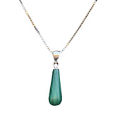Pendentif "malachite goutte"