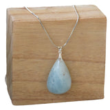 Pendentif aigue marine