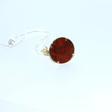 Bague " sertia jaspe rouge "