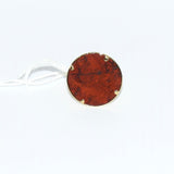 Bague " sertia jaspe rouge "