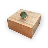Bague " sertia turquoise d'Afrique "
