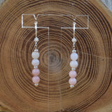 Boucles d'oreilles opale rose Nila