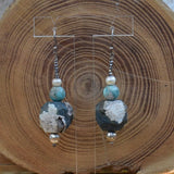 Boucles d'oreilles " Océan"