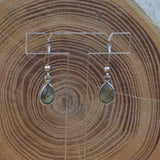 Boucles d'oreilles "Soleil" labradorite