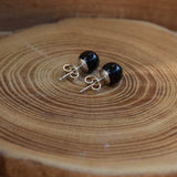Boucles d'oreilles onyx "8mm"