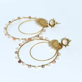 đź’• Boucles d'oreilles avec bague đź’•