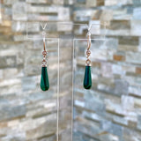 Boucles d'oreilles malachite