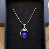 lazuli collier argent collier