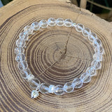 Cristal de roche facetté amour