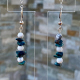 Boucles d’oreilles howlite