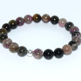 Bracelet tourmaline multicolore