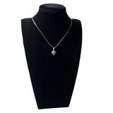 Pendentif fleur turquoise d'Afrique