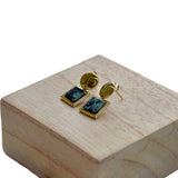 Boucles en acier turquoise d'Afrique