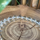 Bracelet cristal de roche 6mm