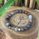 Agate du Botswana grise