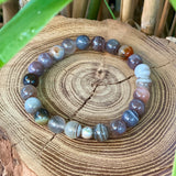 Agate du Botswana grise