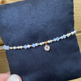 Bracelet nacre et cristal de Swarovski