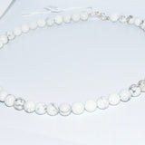 Collier howlite 6 mm